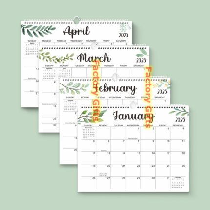 Family 2025 Sprial Notebook Sticky Notes Full Colour Corporate Gifts Calendar Practical